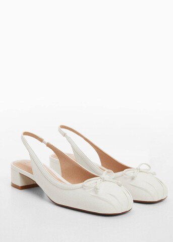 MANGO Ballet Flats 'lago' in White