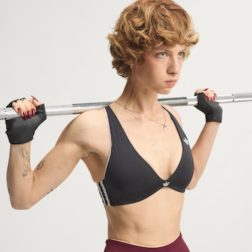 ADIDAS PERFORMANCE Triangel Sport-BH in Schwarz: Vorderseite