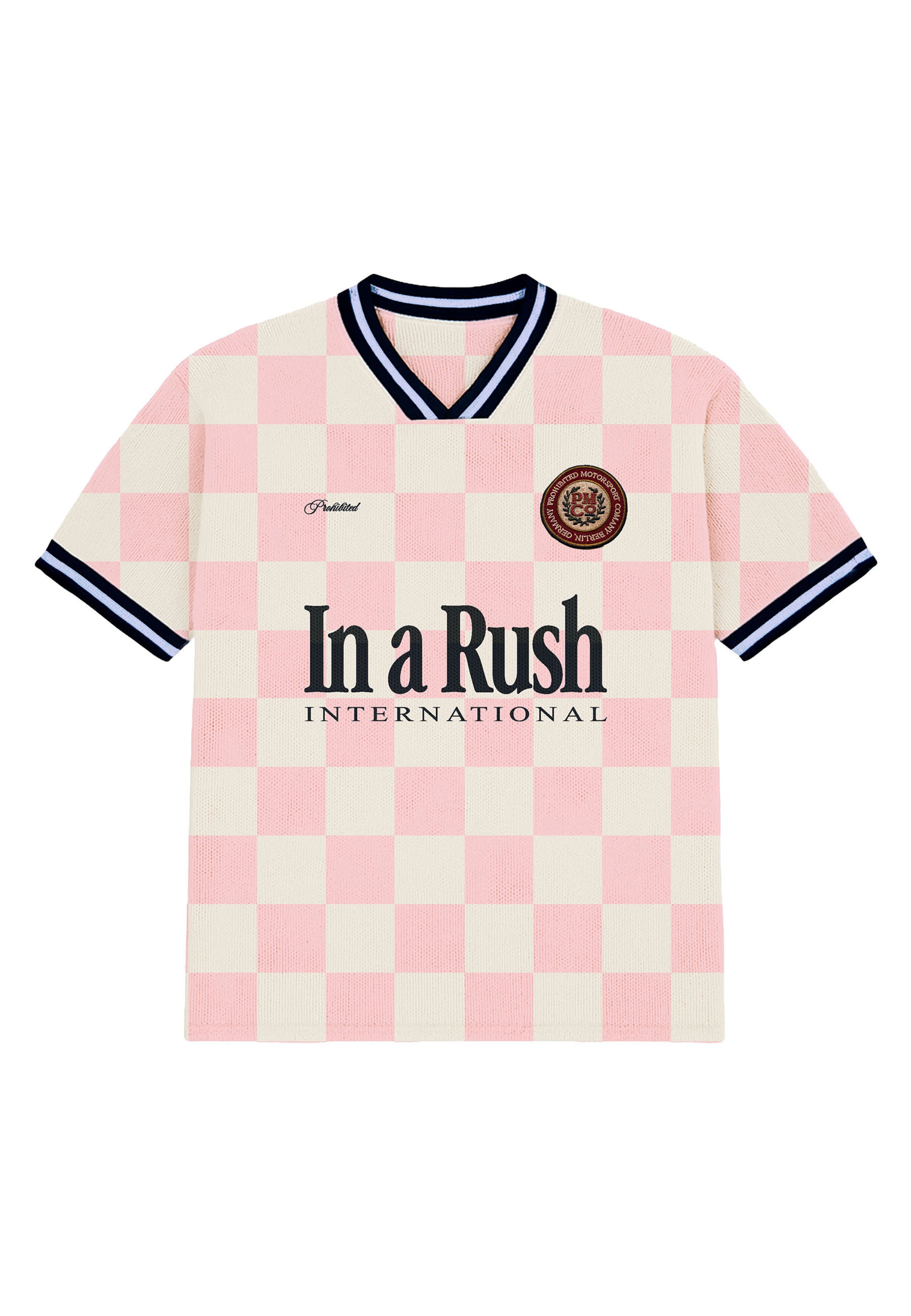 Pullover 'Victory' di Prohibited in rosa: frontale