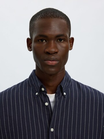 SELECTED Regular Fit Hemd 'SLMCole' in Blau