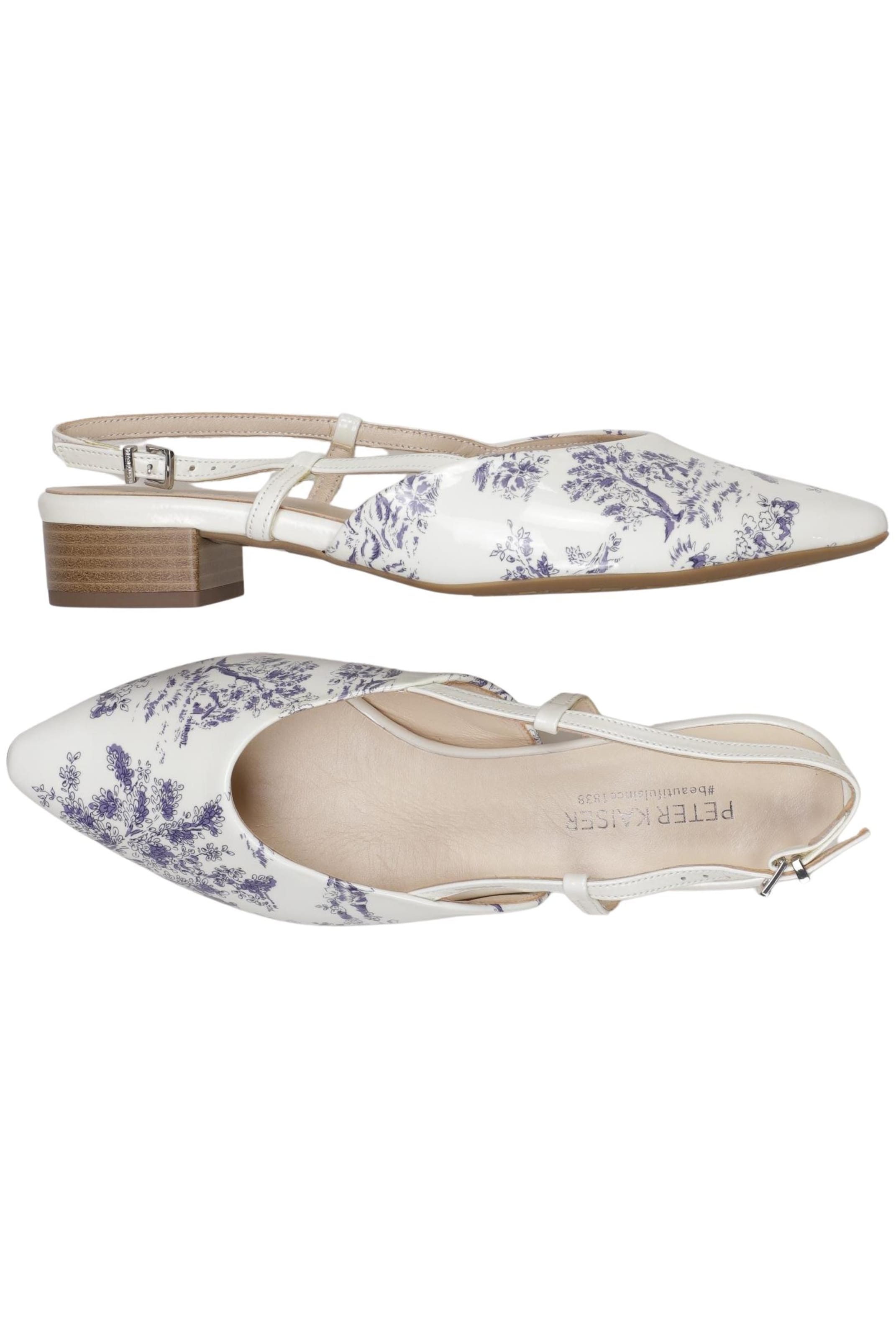 PETER KAISER Ballerina 39 in Weiß: Vorderseite