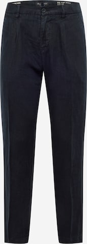 Marc O'Polo Regular Pleat-front trousers in Blue: front