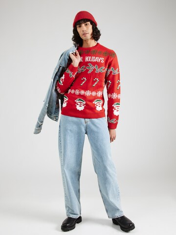 Only & Sons Свитер 'ONSXmas' в Красный