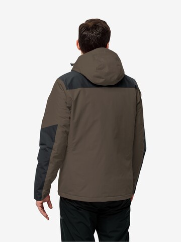 JACK WOLFSKIN Outdoor jacket 'Jasper' in Brown