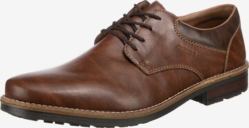 Chaussure à lacets Rieker en marron : devant