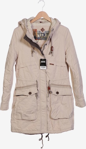 khujo Jacket & Coat in XL in Beige: front