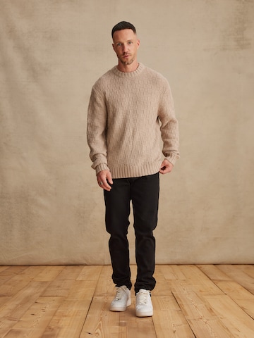 Pull-over 'Hermann' DAN FOX APPAREL en gris