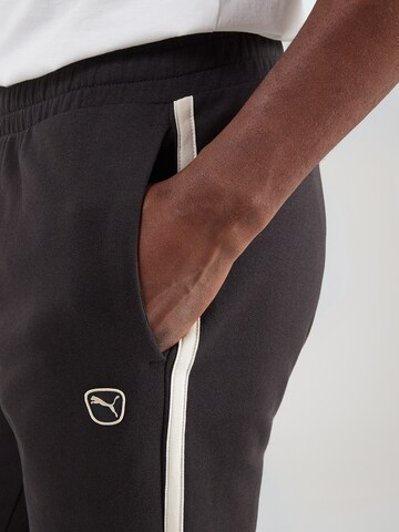 Effilé Pantalon 'Essentials' PUMA en noir