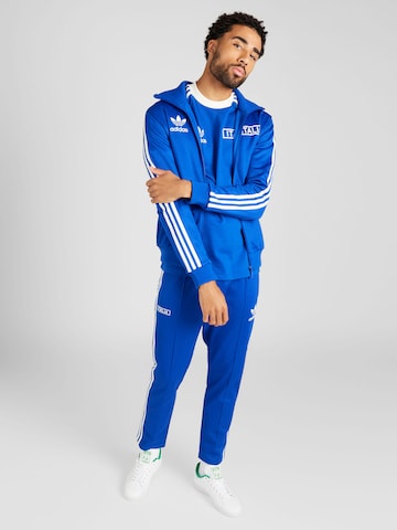 mėlyna ADIDAS PERFORMANCE Standartinis Sportinės kelnės