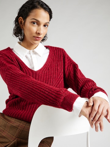 ABOUT YOU - Pullover 'Dorothee' em vermelho