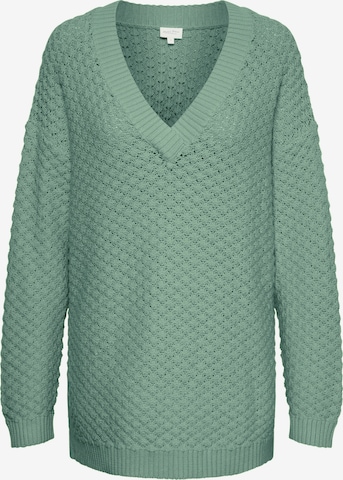 Part Two Sweater 'Fabianne' in Green: front