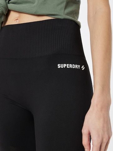 Superdry Skinny Sportnadrágok - fekete