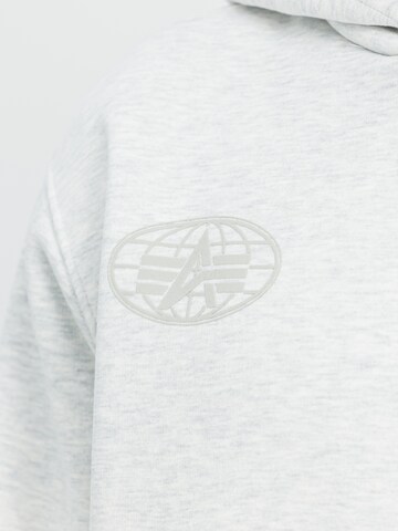 pelēks ALPHA INDUSTRIES Sportisks džemperis