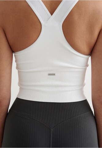 Bustier Soutien-gorge de sport Aim'n en blanc