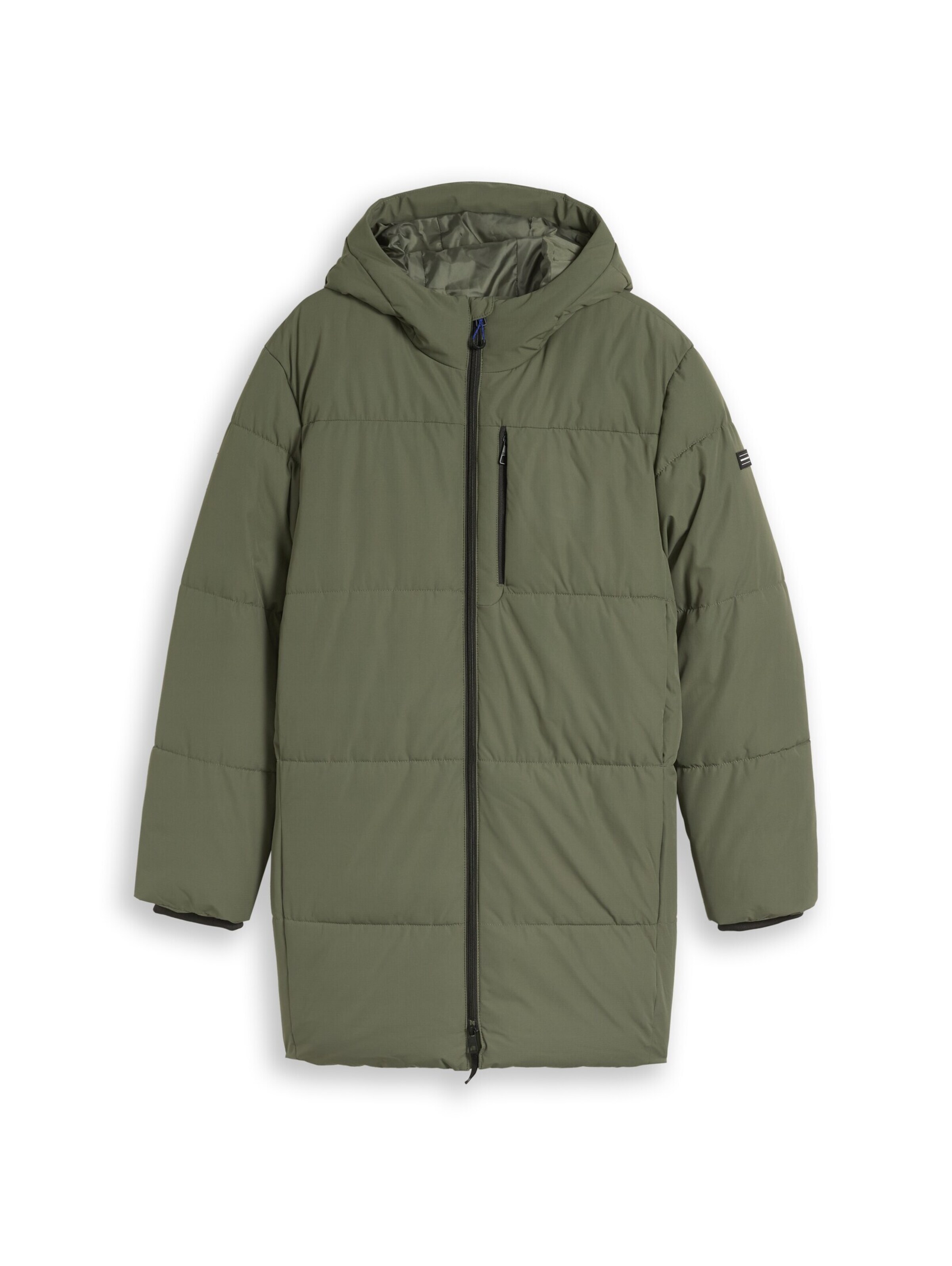 TOM TAILOR DENIM Winterjas in Groen: voorkant