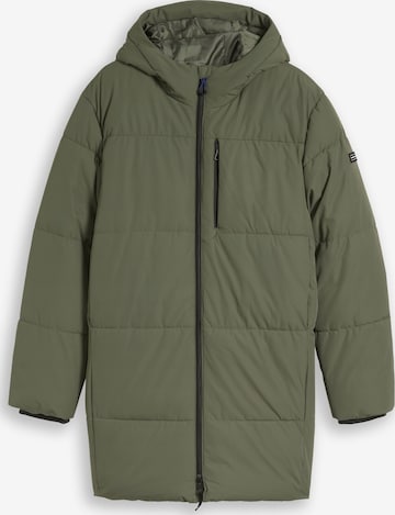 TOM TAILOR DENIM Winterjas in Groen: voorkant