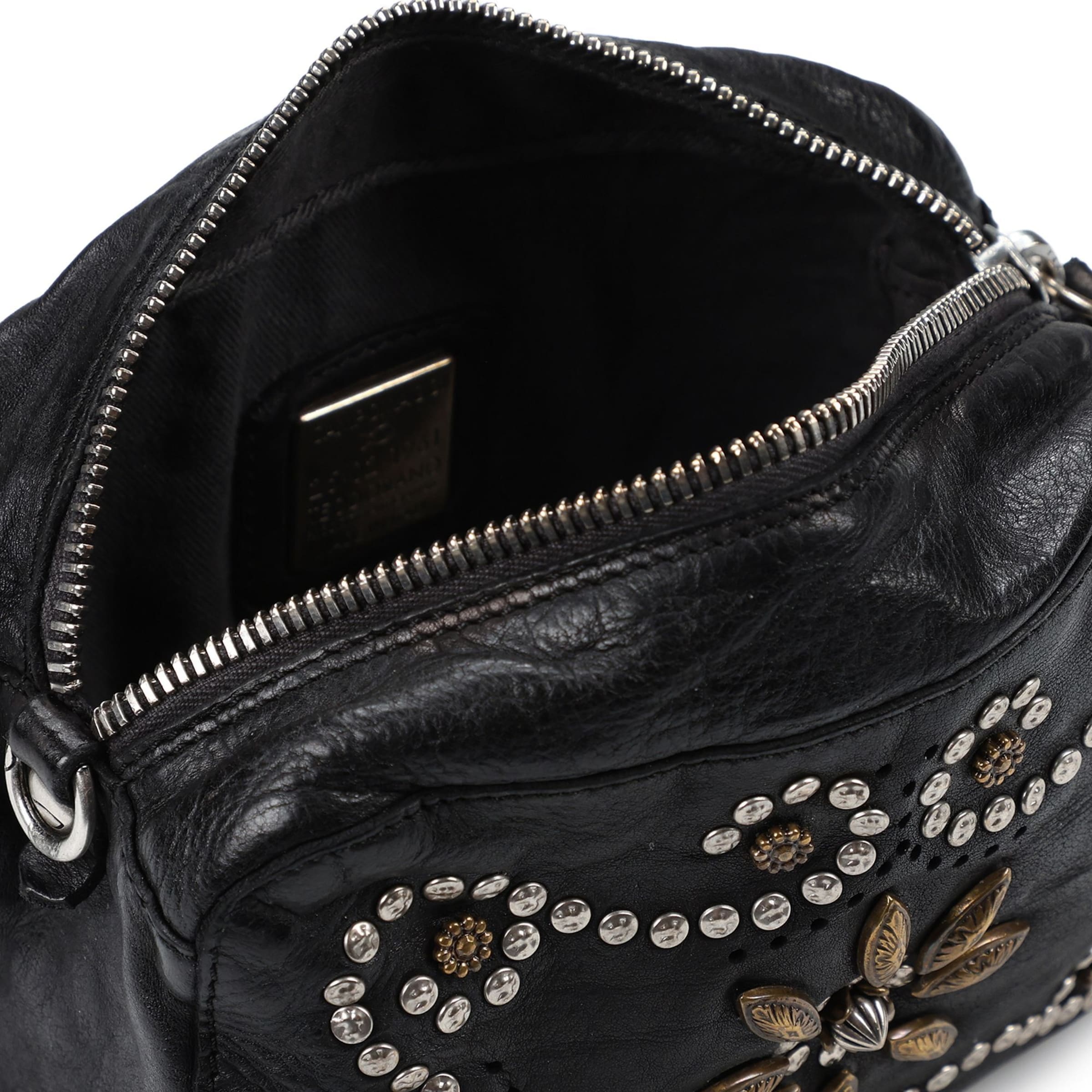 Campomaggi Schoudertas 'Kate' in Zwart