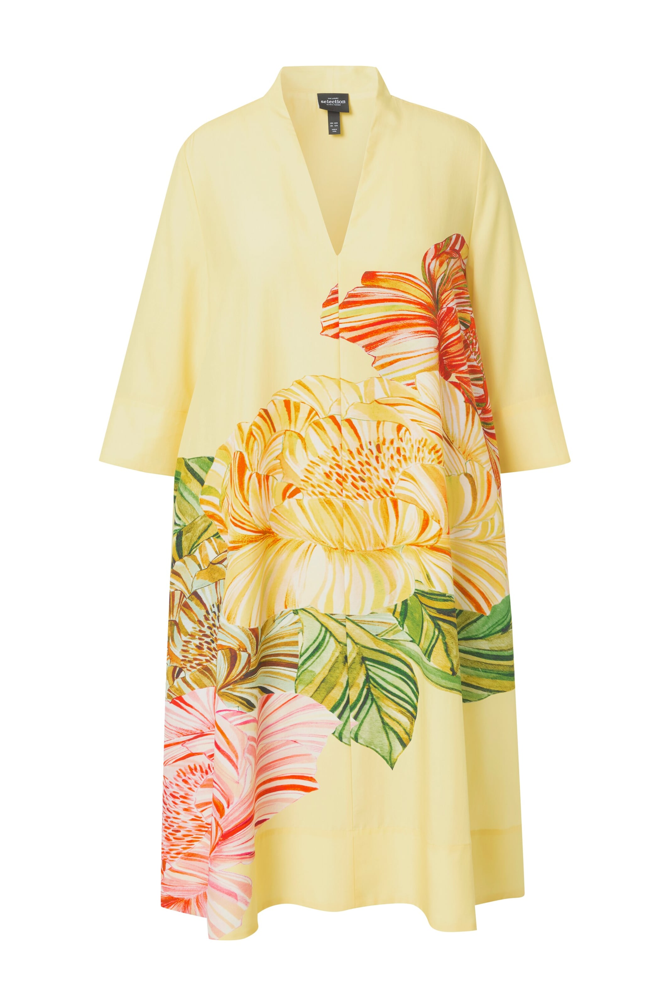 Ulla Popken Dress in Yellow: front
