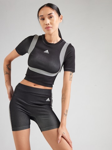 T-shirt ADIDAS ORIGINALS en noir : devant