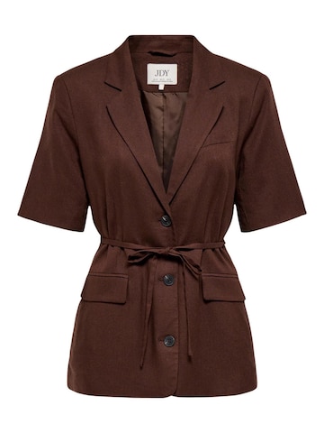 Blazer 'Jdynaomi Linen S/S Belt Blazer Tlr 15373938' di Jaqueline de Yong in marrone: frontale