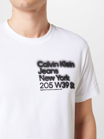 Calvin Klein Jeans - Camiseta en blanco