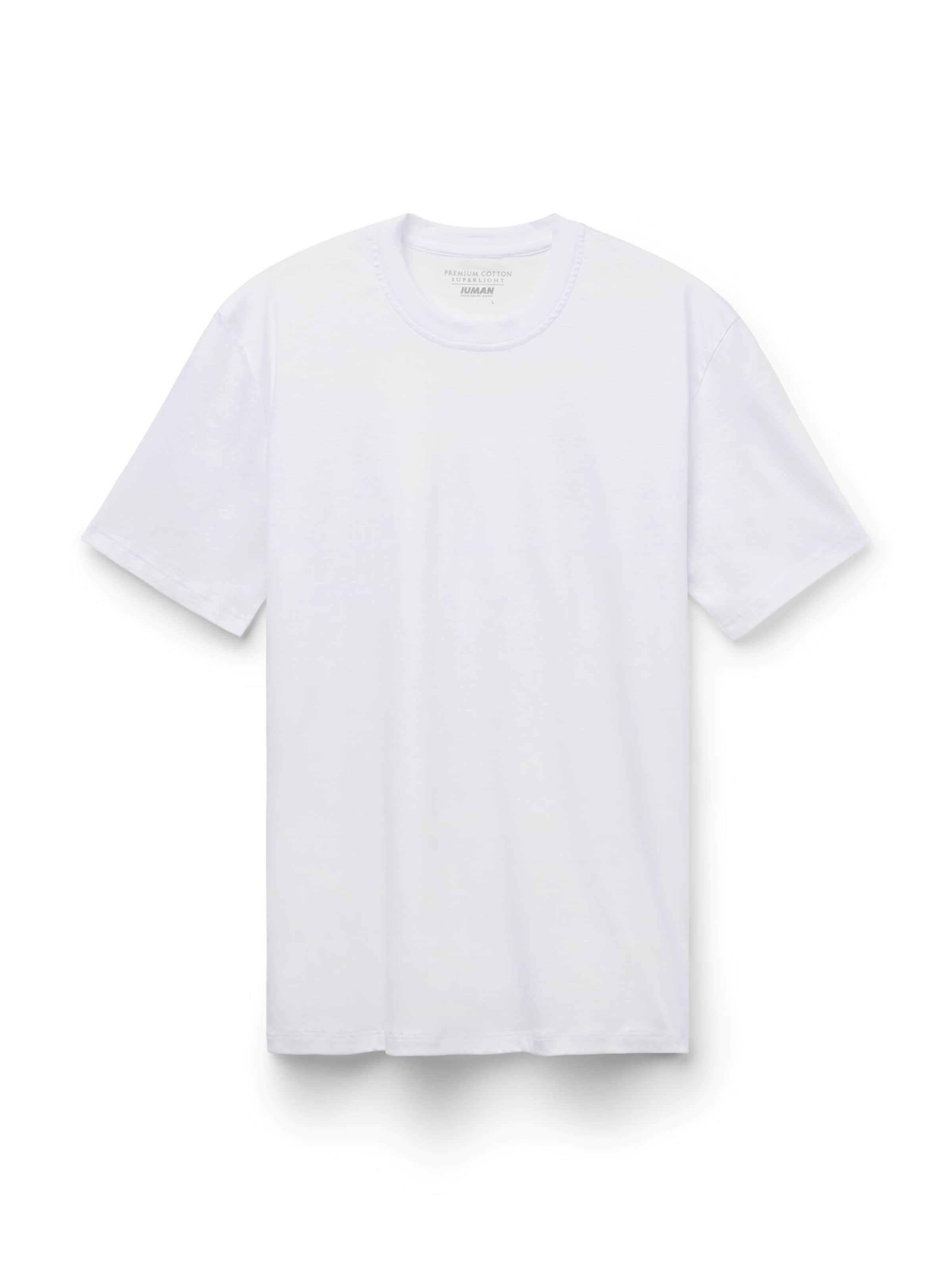 IUMAN Intimissimi Shirt 'Premium Superlight Cotton' in White: front