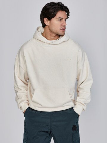 SikSilk Sweatshirt 'Filigree' in Beige: front