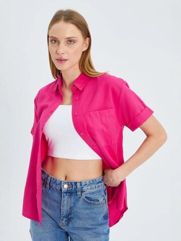 Camicia da donna di MixRay in rosa
