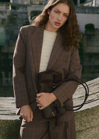 MANGO Blazer 'Katy' in Braun: Vorderseite