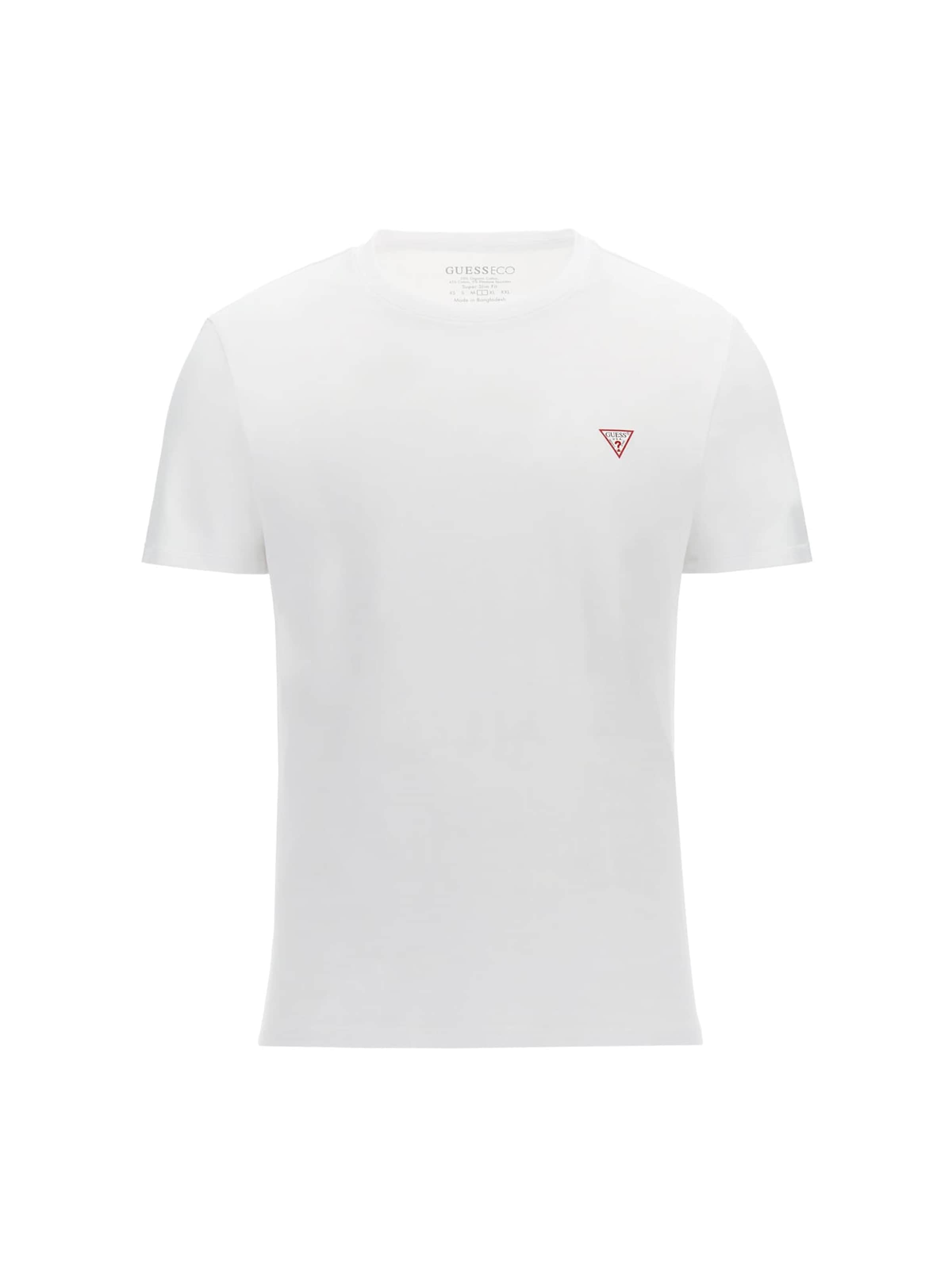 GUESS Tričko – bílá: přední strana