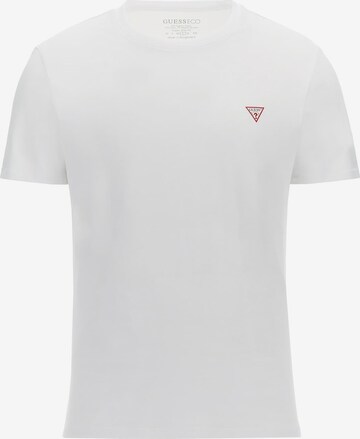 T-Shirt GUESS en blanc : devant