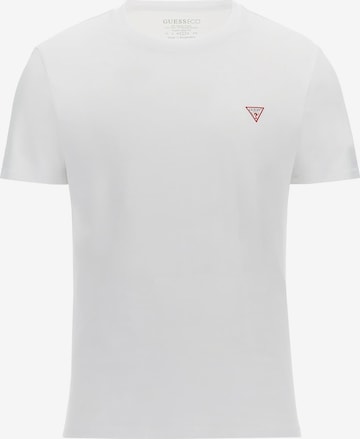 Tricou de la GUESS pe alb: față