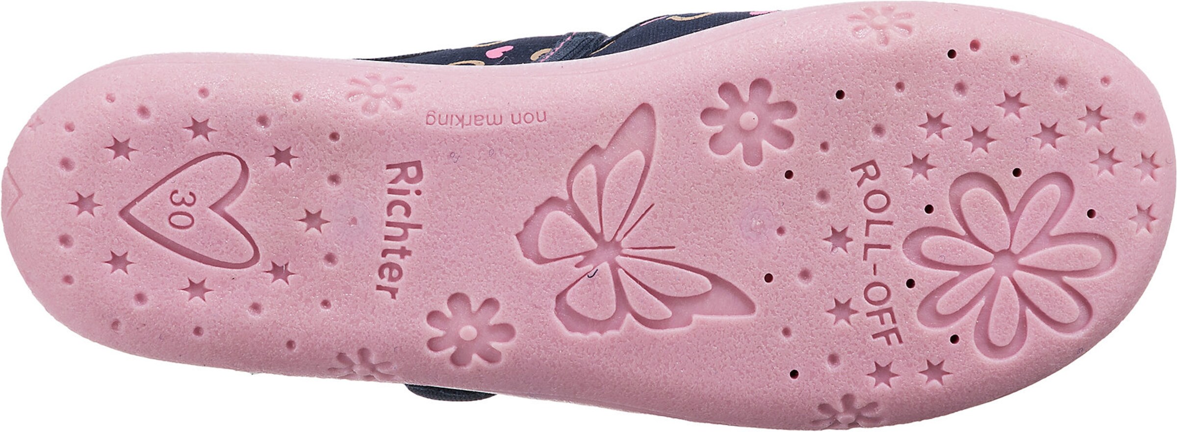 Pantoufle RICHTER en bleu