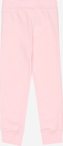 GAP Zwężany krój Spodnie w kolorze różowy