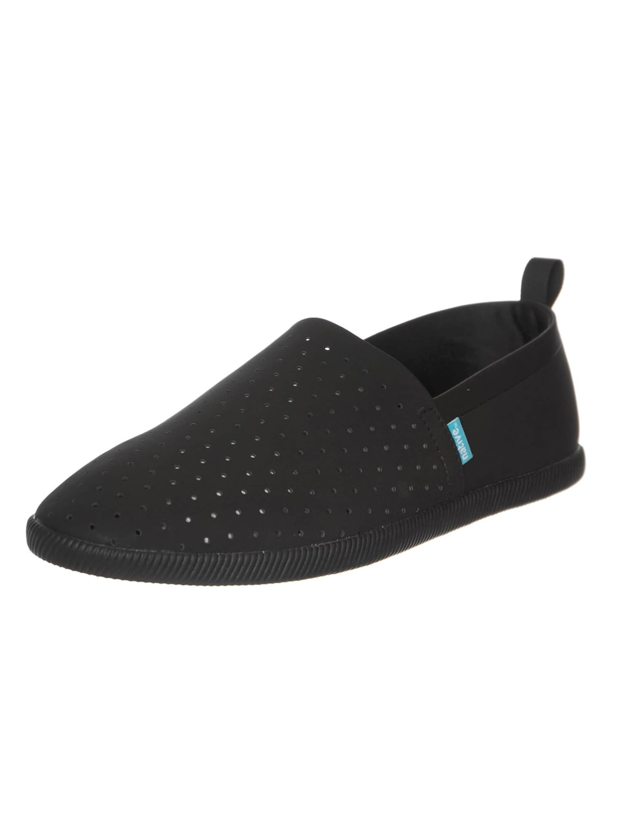 Slipper 'VENICE JIFFY BLACK SOLID' di NATIVE in nero: frontale