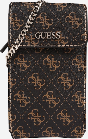 GUESS Smartphonehoesje 'Picnic Chit Chat' in de kleur Chocoladebruin / Lichtbruin, Productweergave