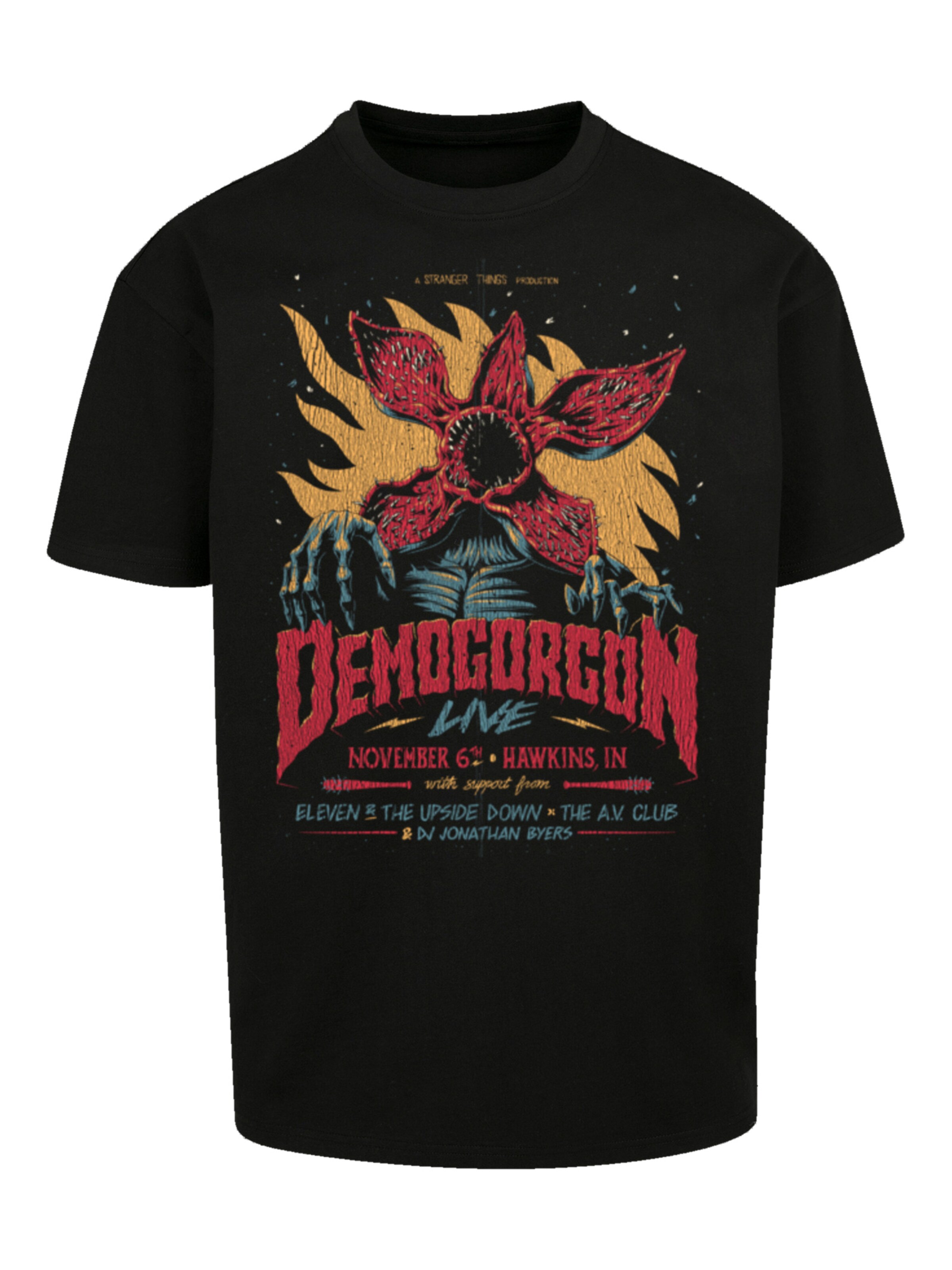 T-Shirt F4NT4STIC en noir : devant