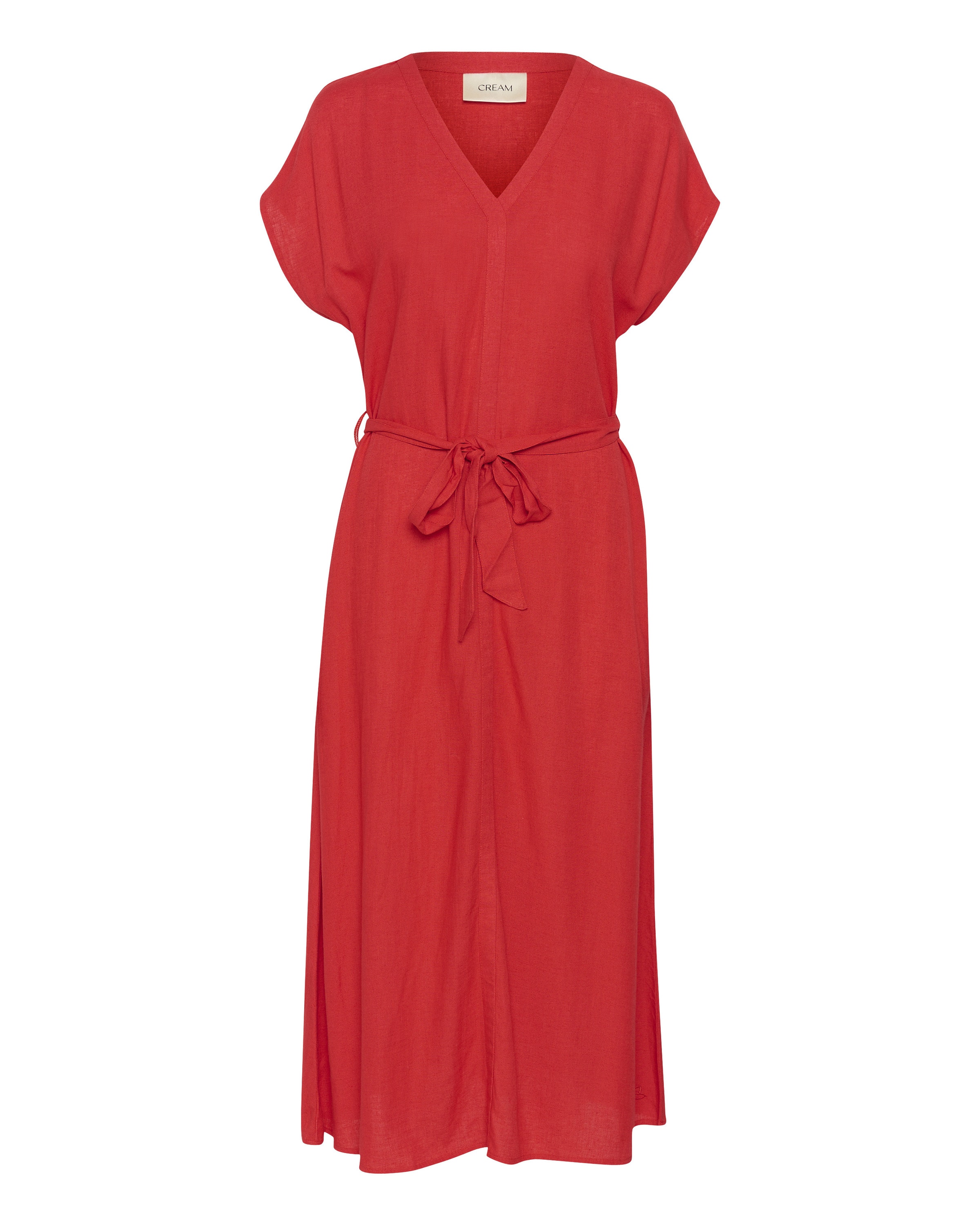 Robe 'Venta' Cream en rouge : devant