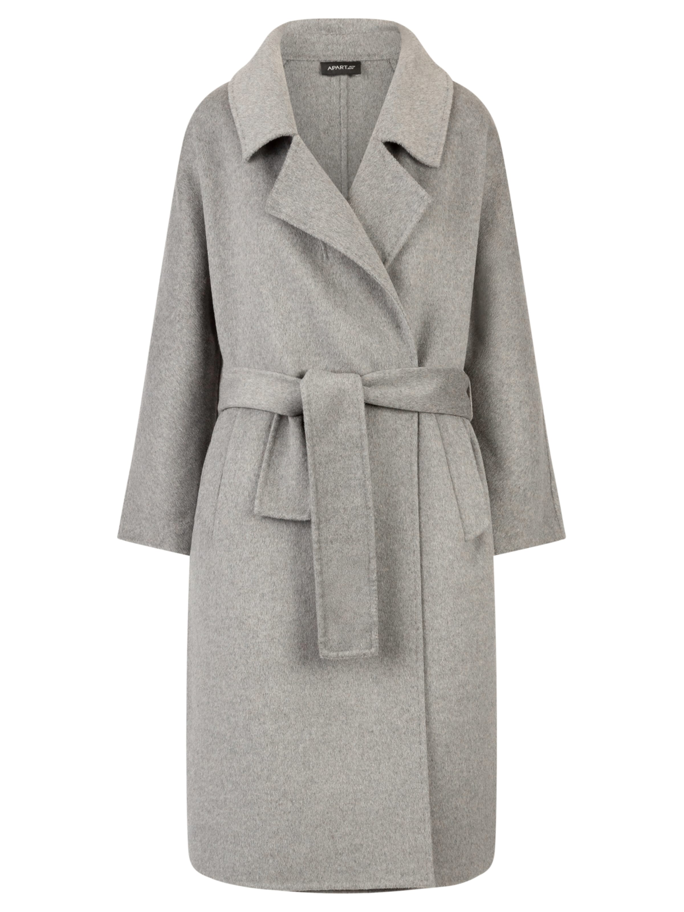 APART Mantel in Grau: Vorderseite
