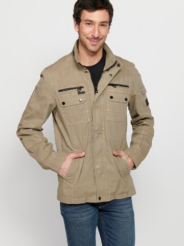 KOROSHI Between-Season Jacket in Brown