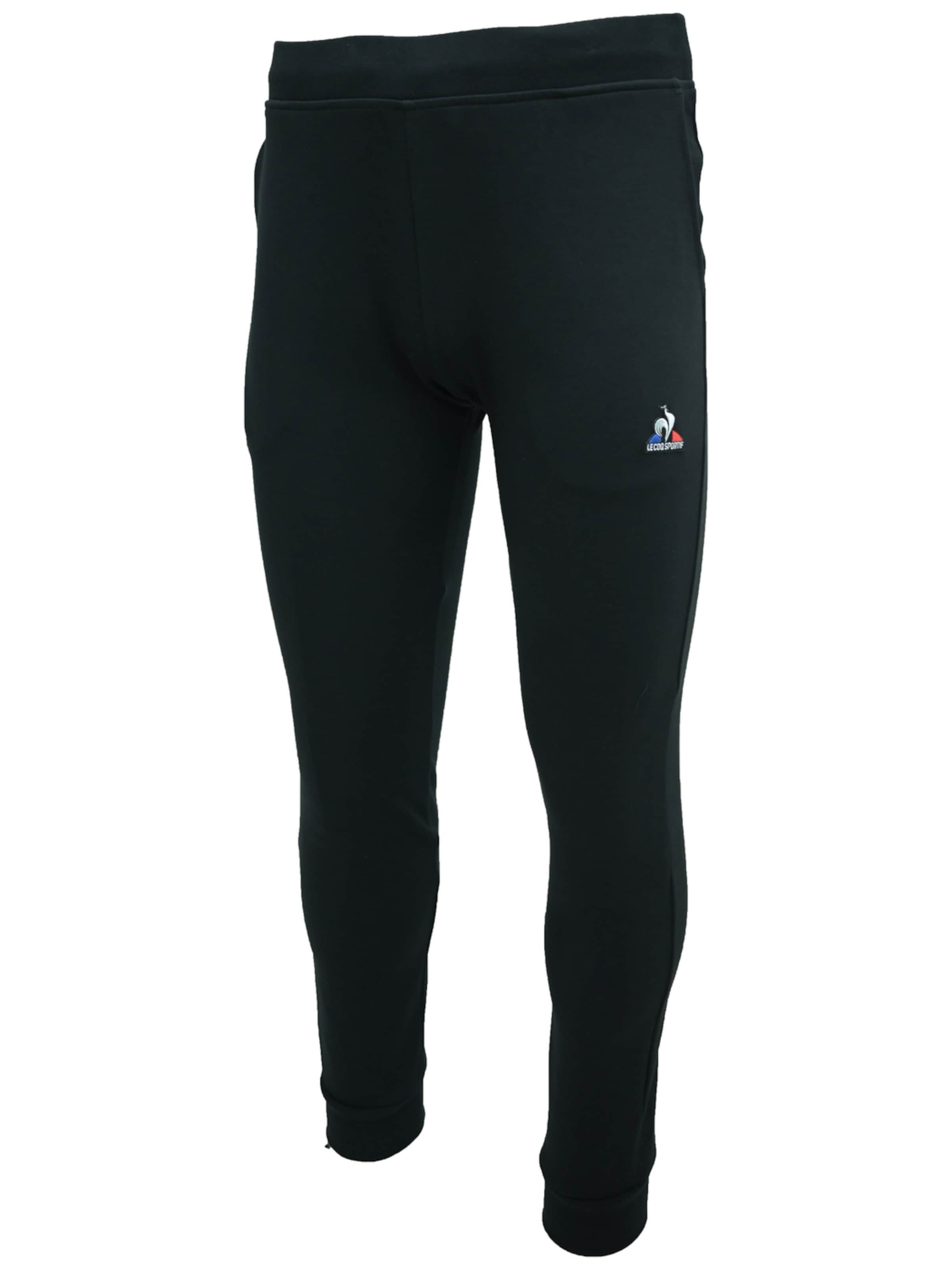 LE COQ SPORTIF - regular Pantalón deportivo 'Le Coq Sportif Essentiels Slim' en negro