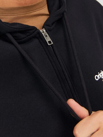 JACK & JONES Sweat jacket 'vesterbro' in Black