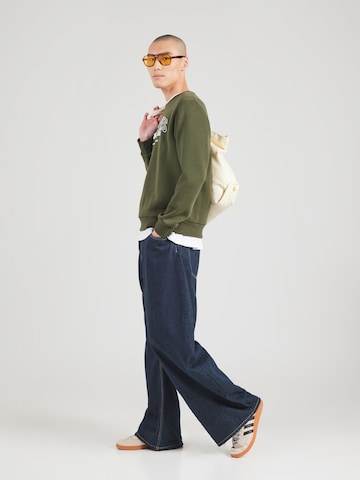 JACK & JONES Sweatshirt 'JJMAKOTO' in Groen