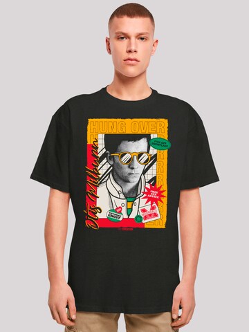 F4NT4STIC Shirt 'Sex Education Otis Hung Over Netflix TV Series' in Black: front