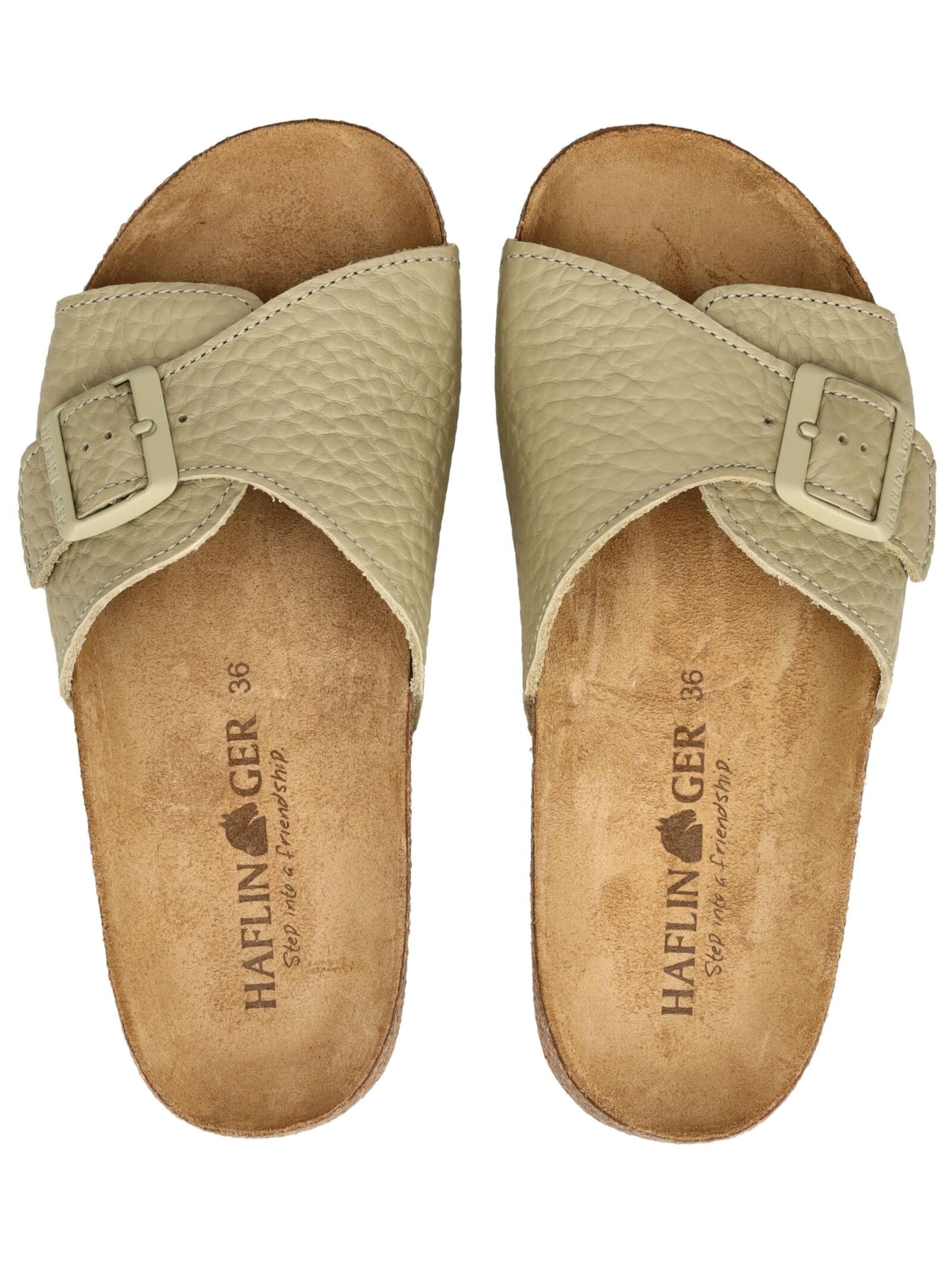 HAFLINGER Pantolette in Beige