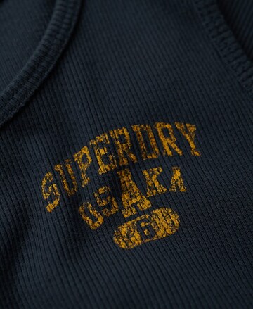 Superdry Top 'Athletic Essential' in Blauw