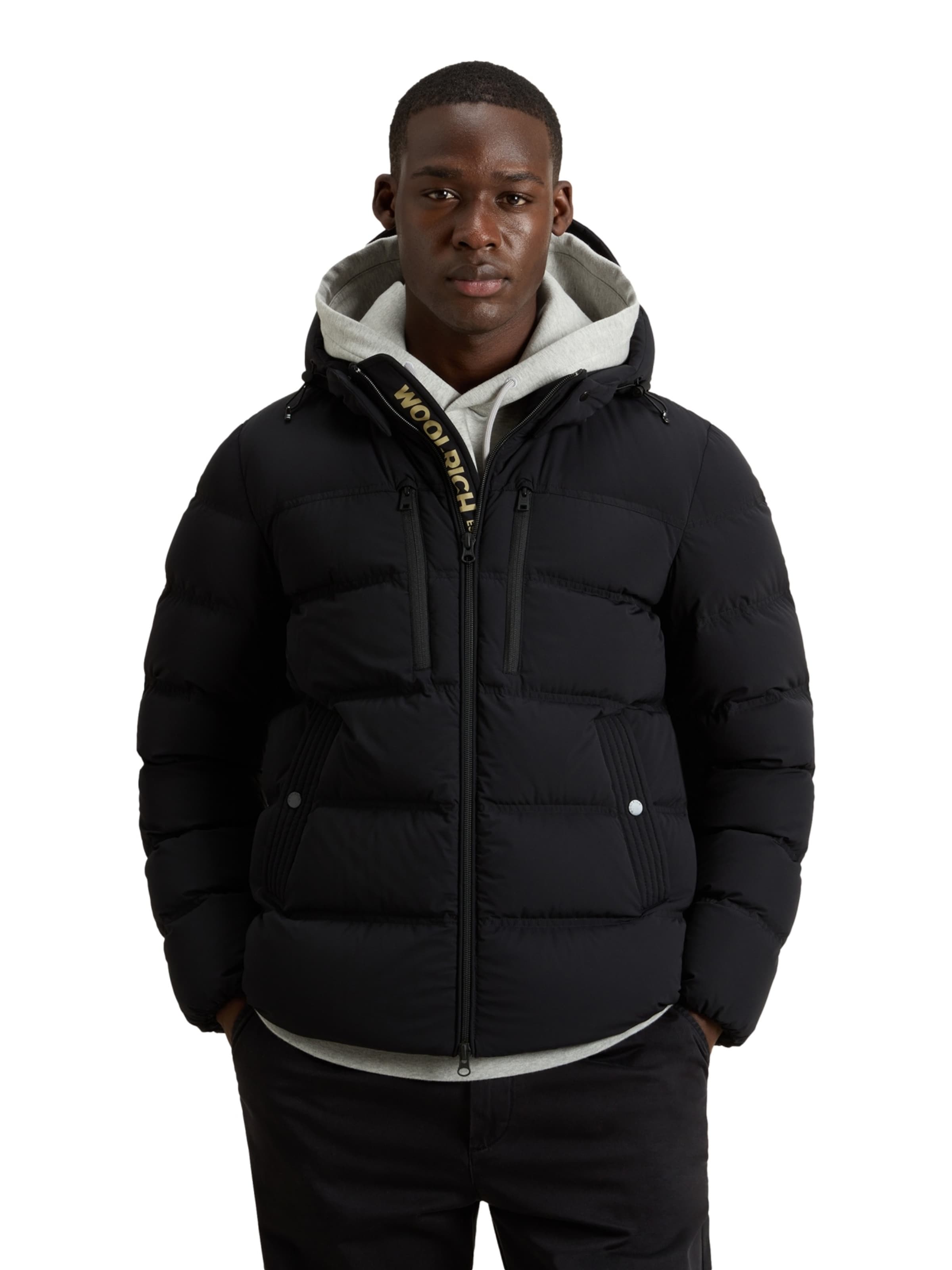 Woolrich Jacke 'Matt' in Schwarz: Vorderseite