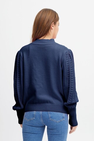 PULZ Jeans Pullover in Blau