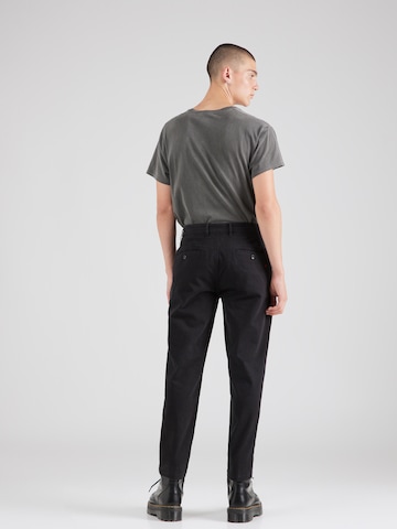 SCOTCH & SODA Tapered Lærredsbukser i sort