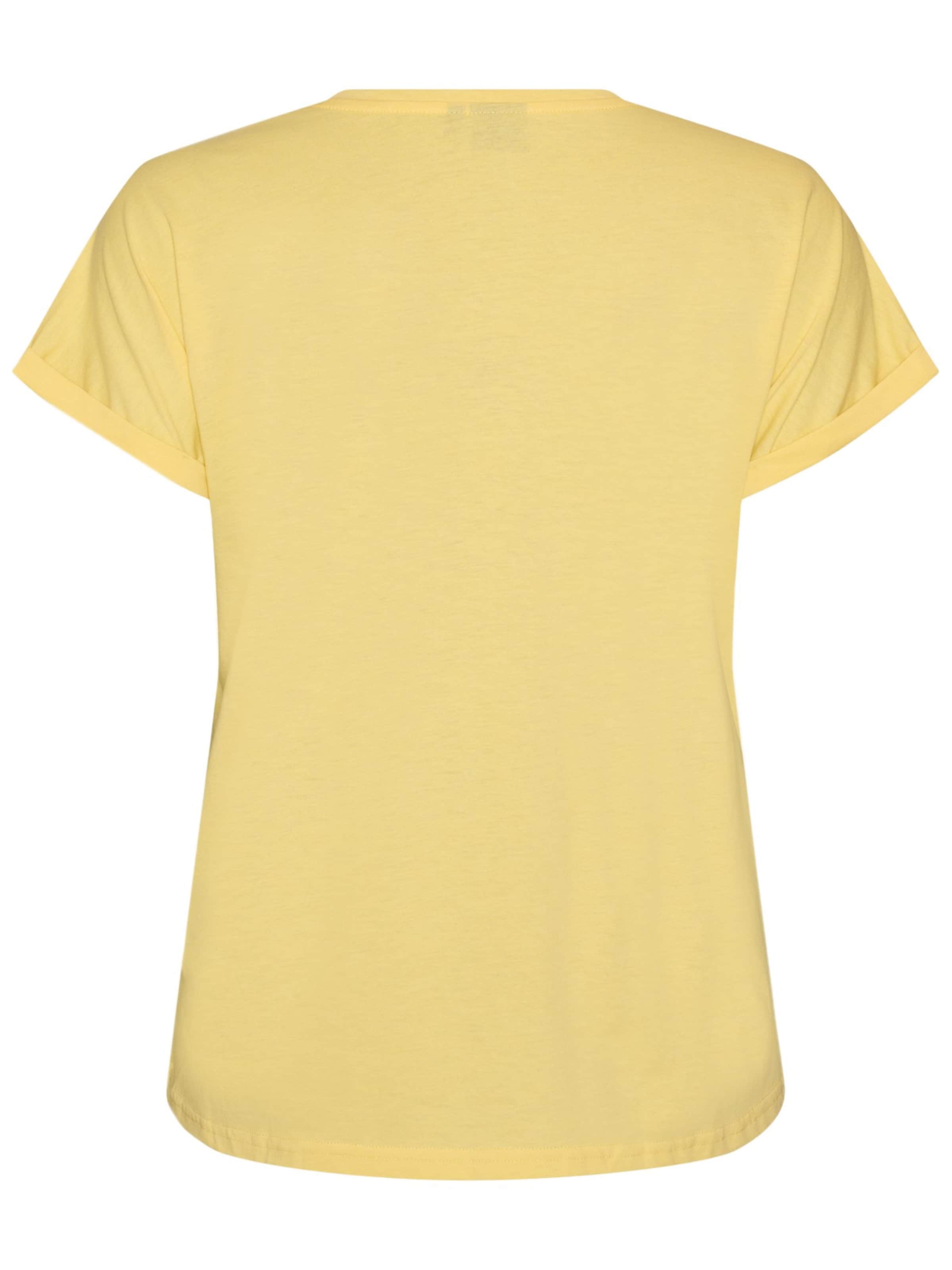 T-shirt 'Mkatja' Zizzi en jaune